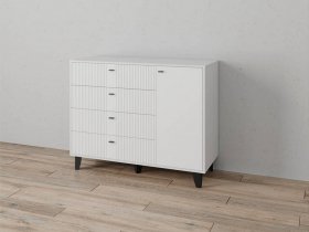 Комод «Катрин-13» (белый/белый снег) в Быструхе - bystruha.mebel-nsk.ru | фото