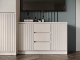 Комод КМ-003 Мирен (кашемир/матовая моно керамика) в Быструхе - bystruha.mebel-nsk.ru | фото