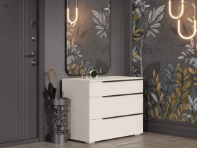 Комод с 3 ящиками Айри КМ-001 (кашемир) в Быструхе - bystruha.mebel-nsk.ru | фото