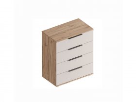 Комод с ящиками Сицилия (дуб альпийский/тефия) в Быструхе - bystruha.mebel-nsk.ru | фото