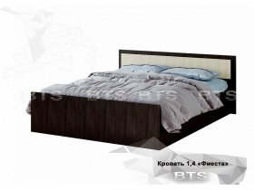 Кровать двуспальная 1,4м LIGHT Фиеста (BTS) в Быструхе - bystruha.mebel-nsk.ru | фото