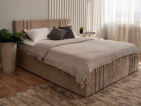 Кровать двуспальная 1,4м с подъем. мех. Леванте в Быструхе - bystruha.mebel-nsk.ru | фото