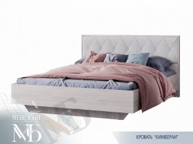 Кровать двуспальная 1,6м Кимберли КР-13 в Быструхе - bystruha.mebel-nsk.ru | фото