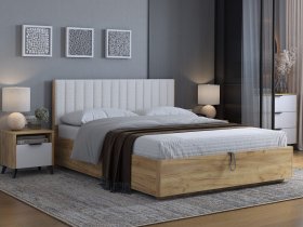 Кровать двуспальная 1,6м Юлия в Быструхе - bystruha.mebel-nsk.ru | фото