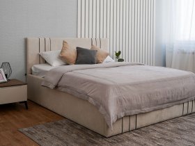 Кровать двуспальная 1,8м с подъем. мех. Леванте в Быструхе - bystruha.mebel-nsk.ru | фото