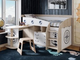 Кровать комбинированная «Немо» в Быструхе - bystruha.mebel-nsk.ru | фото