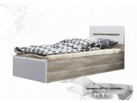Кровать односпальная Наоми КР-12 в Быструхе - bystruha.mebel-nsk.ru | фото
