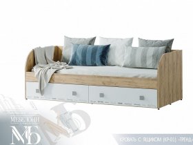 Кровать с ящиками Тренд КР-01 в Быструхе - bystruha.mebel-nsk.ru | фото