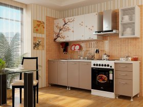 Кухонный гарнитур Сакура 2,0 м в Быструхе - bystruha.mebel-nsk.ru | фото