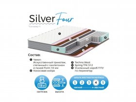 Матрас Silver Four в Быструхе - bystruha.mebel-nsk.ru | фото