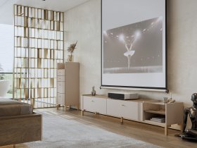 Модульная гостиная Одетта (дуб эндгрей/меланж) в Быструхе - bystruha.mebel-nsk.ru | фото