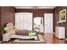 Модульная спальня Каролина в Быструхе - bystruha.mebel-nsk.ru | фото