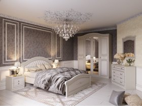Модульная спальня Николь (Мебельград) в Быструхе - bystruha.mebel-nsk.ru | фото