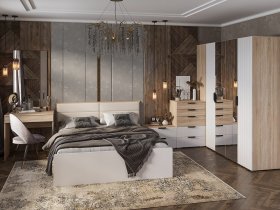 Модульная спальня Норд в Быструхе - bystruha.mebel-nsk.ru | фото