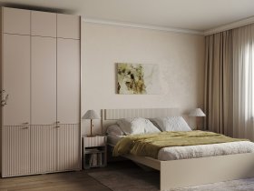 Модульная спальня Орма (МДФ) в Быструхе - bystruha.mebel-nsk.ru | фото