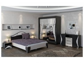 Модульная спальня Верона (Линаура) в Быструхе - bystruha.mebel-nsk.ru | фото