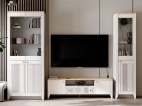 Модульная стенка Валенсия в Быструхе - bystruha.mebel-nsk.ru | фото