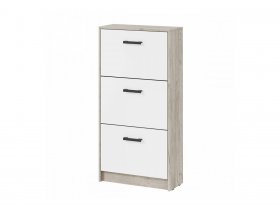 Обувница ОБ-2 Вега (дуб крафт серый/белый) в Быструхе - bystruha.mebel-nsk.ru | фото