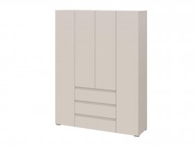 Шкаф четырехстворчатый с ящиками Люмо ШК-05 в Быструхе - bystruha.mebel-nsk.ru | фото