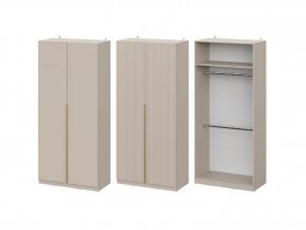 Шкаф ШК-100 Эккервуд (меланж) в Быструхе - bystruha.mebel-nsk.ru | фото
