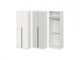 Шкаф ШК-75 Эккервуд (белый) в Быструхе - bystruha.mebel-nsk.ru | фото