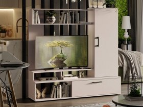 Стенка «Сиена» (кашемир) в Быструхе - bystruha.mebel-nsk.ru | фото