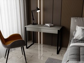 Стол письменный Ст043.0 (графит серый/черный муар) в Быструхе - bystruha.mebel-nsk.ru | фото