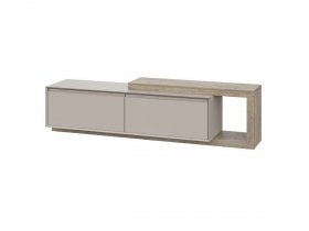 Тумба под ТВ 22 J-КШ Этна (дуб эндгрей/кашемир) в Быструхе - bystruha.mebel-nsk.ru | фото